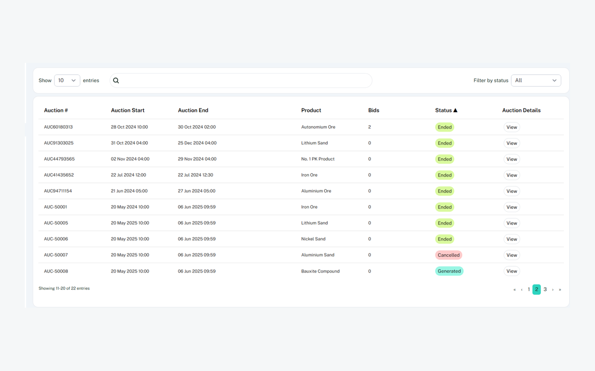 Marketplace Listings